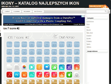 Tablet Screenshot of ikony.w.inds.pl